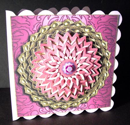 Fancy Round Double-frame Topper/ Front 9 by Dianne Jackson