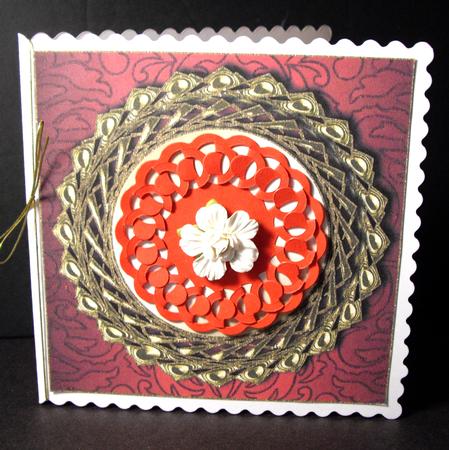 Fancy Round Double-frame Topper/ Front 11 by Dianne Jackson