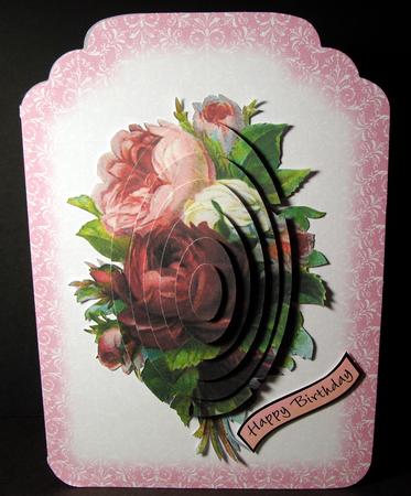Bouquet of Red Vintage Roses Pyramids by Dianne Jackson