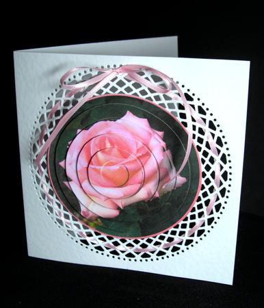 Circular Easy-position Pyramid - Pink Rose by Dianne Jackson