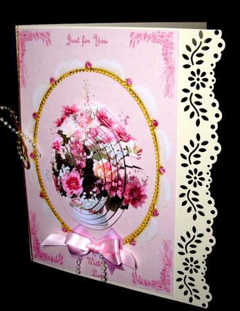 My Bouquet Oval Pyramid Stacker by Dianne Jackson