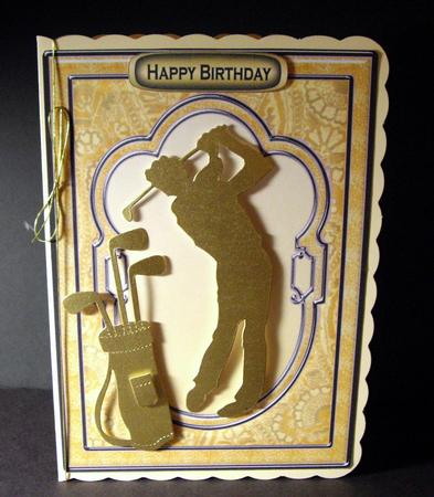 Happy Birthday Tags in Gold (horizontal) by Dianne Jackson