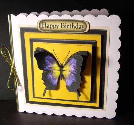 Medium Happy Birthday Tags (gold) by Dianne Jackson