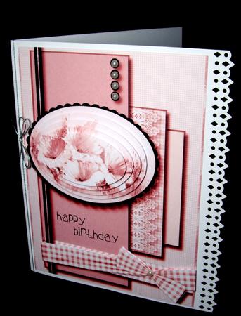 Floral Layers Birthday Card Front 4 by Dianne Jackson