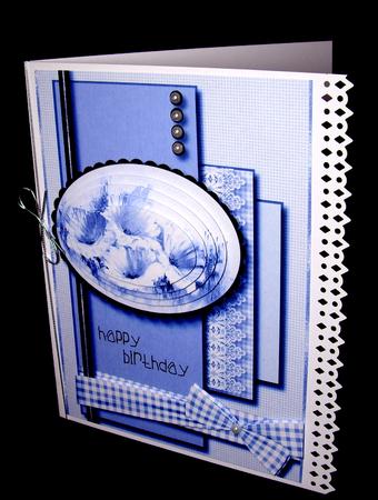 Floral Layers Birthday Card Front 6 by Dianne Jackson