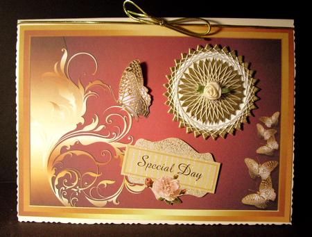 Golden Beauty Card Front by Dianne Jackson
