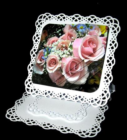 Rose Bouquet Slanted Pyramid by Dianne Jackson
