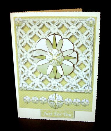 Pearl Centred Flowers on Lace Step by Step by Dianne Jackson