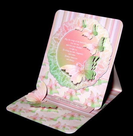 Flutterby Delight A4 Card Kit by Dianne Jackson