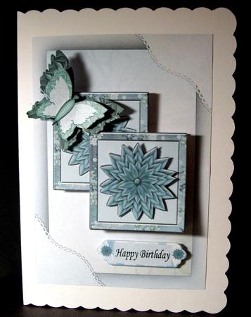 Stand-out Framed Card Front - Sky by Dianne Jackson