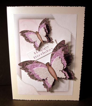 Stand-out Framed Card Front - Rose by Dianne Jackson