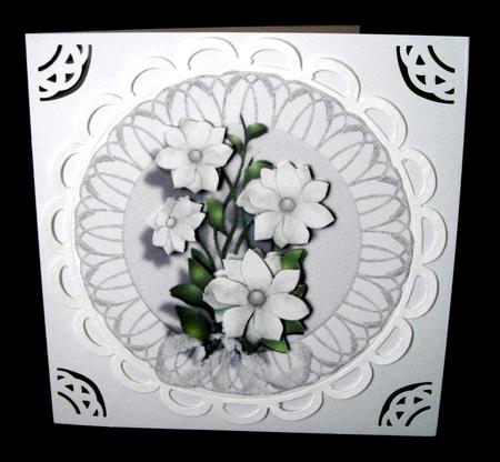 White Flowers and Lace by Dianne Jackson