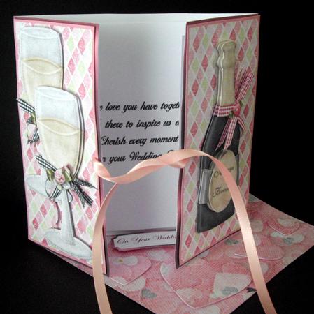 Wedding Easel Twist Gatefold Card Kit by Dianne Jackson