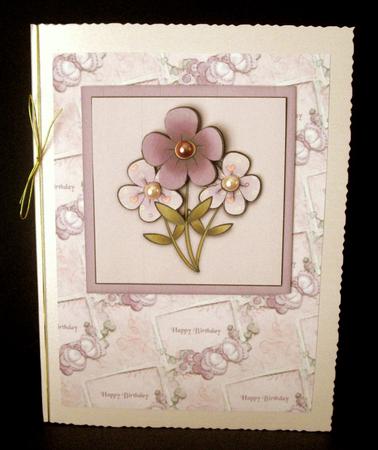 Pink Butterfly Backing Paper by Dianne Jackson