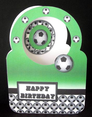 Circle Top Aperture, Fields & Footy, Ages Card by Dianne Jackson