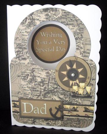The World to Me Circle Top Aperture Card by Dianne Jackson