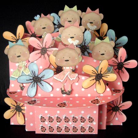 Spring Bears Shelf Card Kit by Dianne Jackson