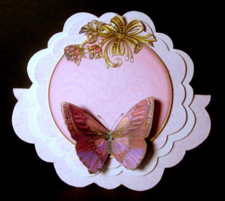 Pink Delight Stand Card by Dianne Jackson