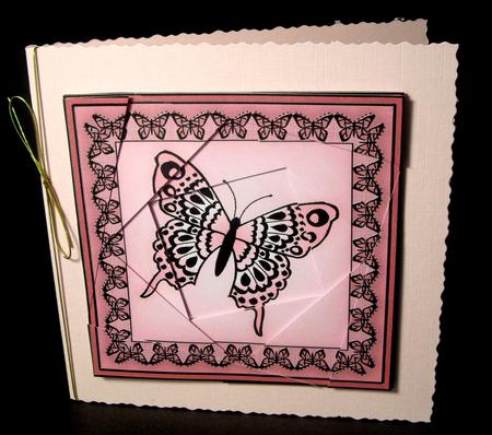 Big Butterfly Twisted Spiral Side Stacker by Dianne Jackson