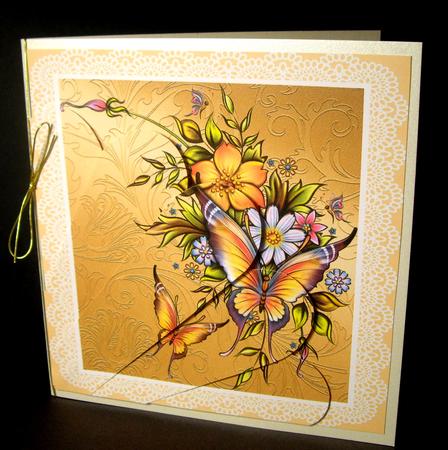 Fan Flowers and Butterflies by Dianne Jackson