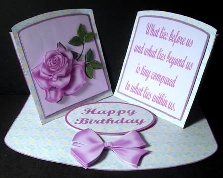 Purple Rose Double Easel Kit by Dianne Jackson