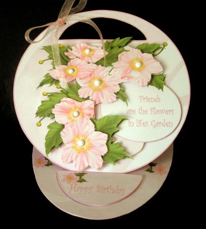 Roses Cut Out Oval Easel Kit by Dianne Jackson