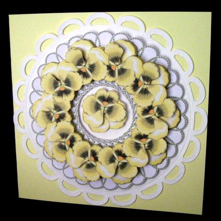 Mum Yellow Pansies Step by Step by Dianne Jackson
