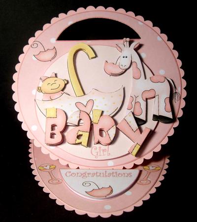 Baby Girl Oval Cut Out Kit by Dianne Jackson