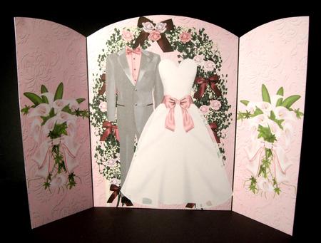 Lilac Elegance Wedding Door Arched Gatefold Kit by Dianne Jackson