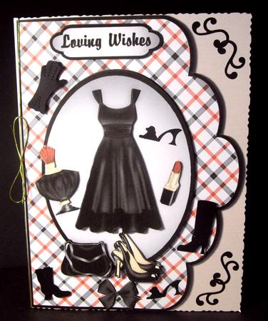 So Vogue - Scallop Edge Card Front with Step by Step by Dianne Jackson