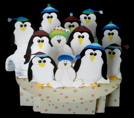 Winter Friends 3D Shelf Card Kit by Dianne Jackson