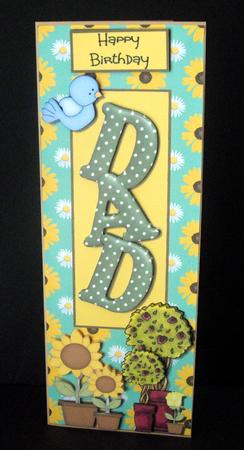 Dad Gardening Large Dl Fathers Day or Birthday by Dianne Jackson