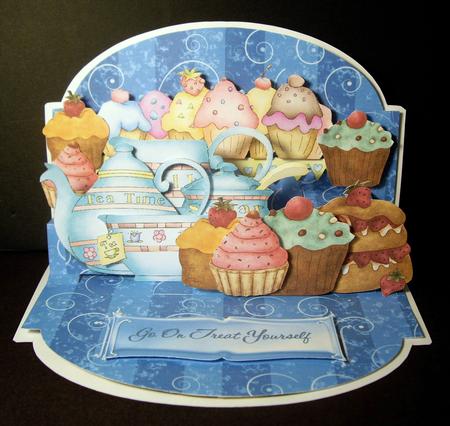 3D Double Pop Up - a Bit of What You Fancy by Dianne Jackson