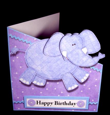 Oops Sorry I Forgot Purple Elephant or Birthday by Dianne Jackson