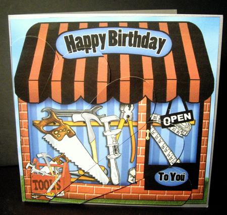 The Little Tool Shop Fan Pyramage Topper by Dianne Jackson