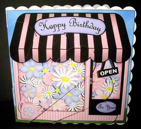 The Little Flower Shop Fan Pyramage Topper by Dianne Jackson