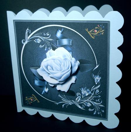 Blue Midnight Rose by Dianne Jackson