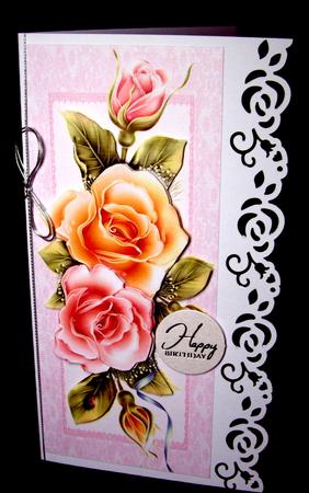 Dl Flowers Card by Dianne Jackson
