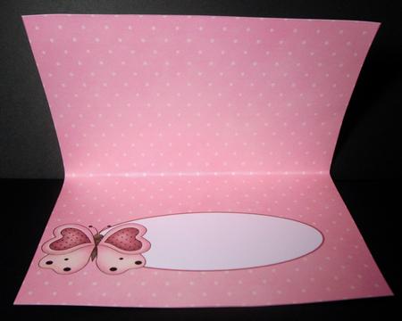 Quick Butterfly Card Blank Insert by Dianne Jackson
