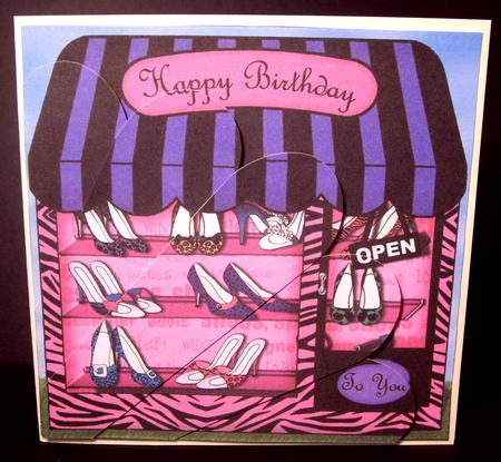 The Little Shoe Shop Fan Pyramage Topper by Dianne Jackson