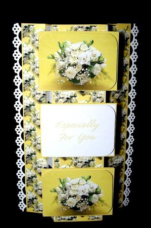 Beautiful Floral 3 Panel Foldback by Dianne Jackson