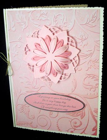 Luxurious A5 Floral Background by Dianne Jackson