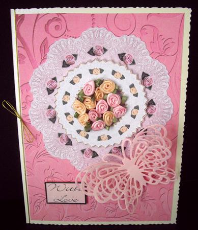Luxurious A5 Floral Background by Dianne Jackson