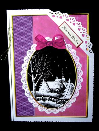 Christmas Cottages with Tartan and Lace Step by Step by Dianne Jackson