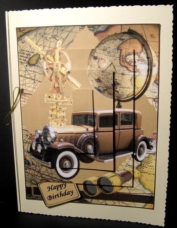 Vintage Explorer Pyramid by Dianne Jackson