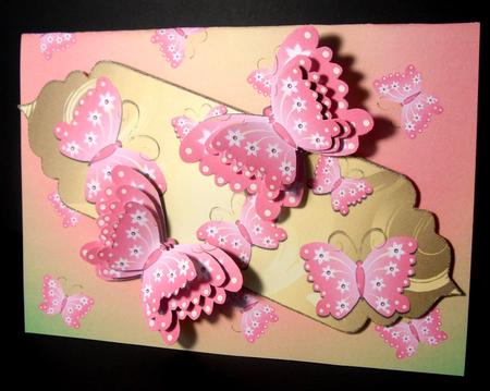Joyful Summer Butterflies Background 5 by Dianne Jackson