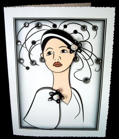 Deco Delight A4 Card Front by Dianne Jackson