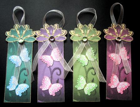 Joyful Summer Butterflies Bookmarks Set by Dianne Jackson