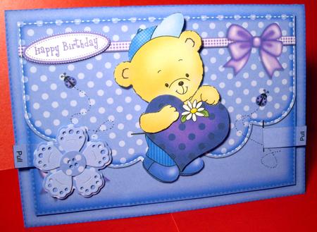 3D Robert's Heart Animated Moveable Decoupage Card Kit by Dianne Jackson
