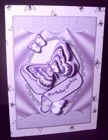 Lilac Butterfly Stacks by Dianne Jackson